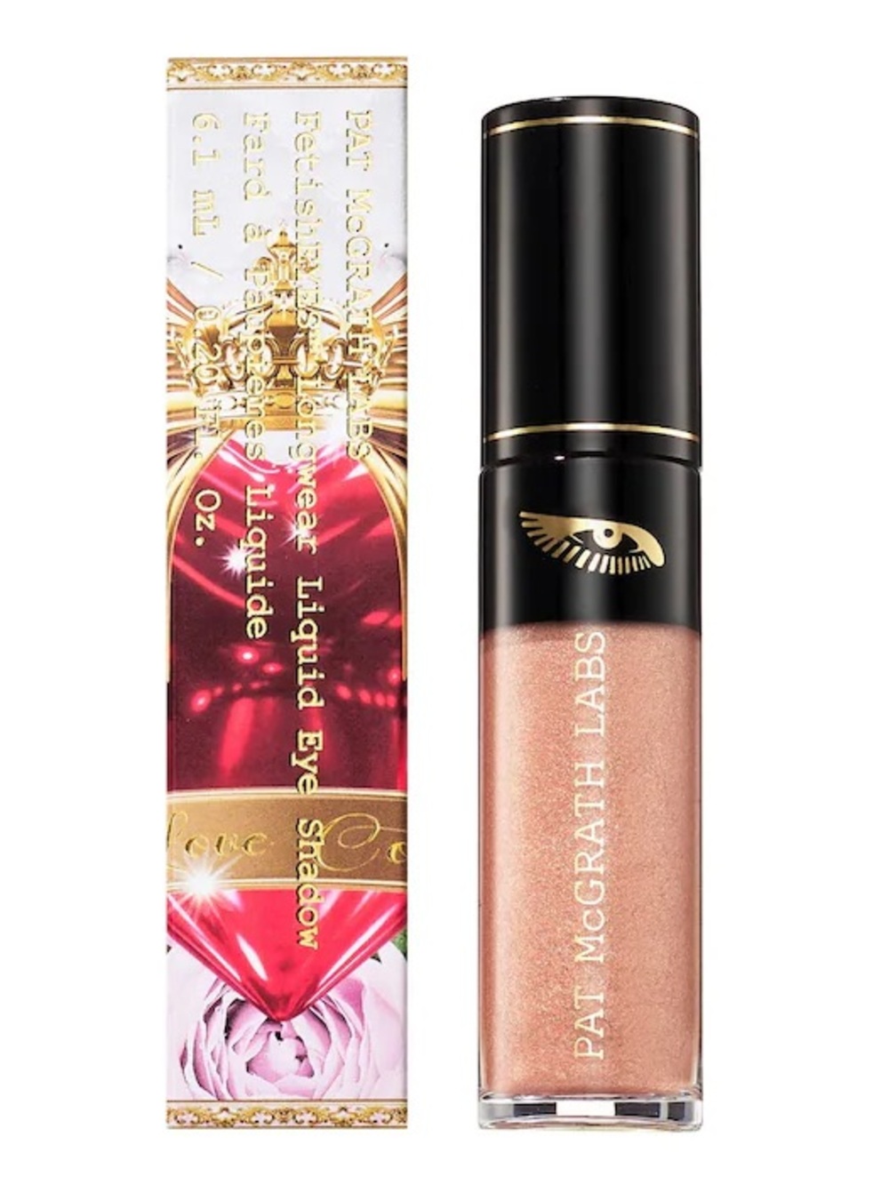 Pat McGrath Labs Luna Rose FetishEYES Longwear Liquid Eye Shadow- rose gold